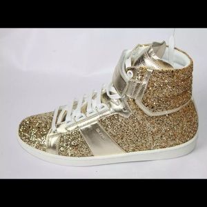 Saint Laurent gold sneaker